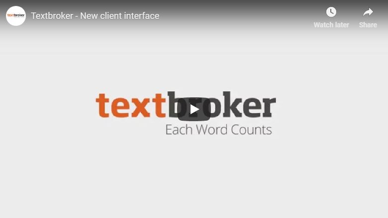 Textbroker Client Interface